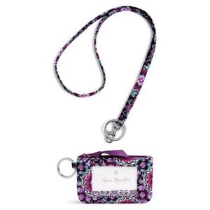 Vera Bradley ZIP ID case and Lanyard